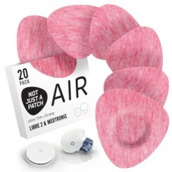 Προστατευτικα αυτοκολλητα αισθητηρων cgm σε ροζ χρωμα