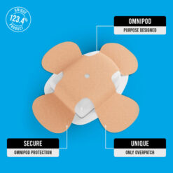 X-Patches Αδιάβροχο Αυτοκόλλητο για Omnipod, Libre & Medtronic – Μπεζ - Image 3
