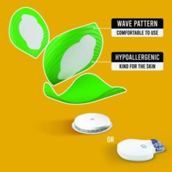 Alternative view of Original Αδιάβροχο Αυτοκόλλητο για Αισθητήρα Freestyle Libre 2 Plus, Medtronic Guardian, Sibionics GS1 & Medtrum TouchCare Nano - Πράσινο