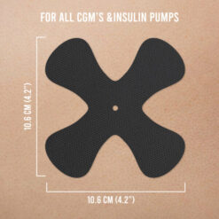 x patches black