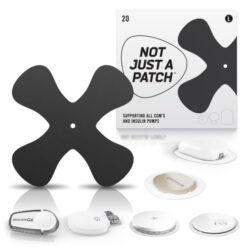 X-Patches Αδιάβροχο Αυτοκόλλητο για Omnipod, Libre & Medtronic – Μαύρο